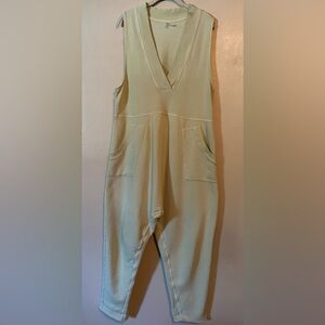 Free People Light Green whats up onesie